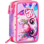 SEVEN 30C202538 ASTUCCIO SEVEN SJ GIRL CAT LED TRIPLO ZIP