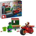 LEGO 76287 SUPER HEROES IRON MAN CON MOTO E THE HULK 