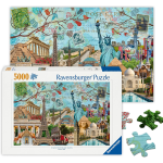 RAVENSBURGER 17118 PUZZLES 5000 PEZZI BIG CITY COLLAGE