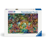 RAVENSBURGER 12 000 810 PUZZLES 4000 PEZZI il Mondo Segreto delle Fate per Adulti e Ragazzi,137x91 CM