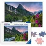 RAVENSBURGER 12 000 811 PUZZLES 4000 PEZZI  LA MAESTOSA MONTAGNA per Adulti e Ragazzi,137x91 CM