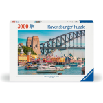 RAVENSBURGER 12 000 419 PUZZLES 3000 PEZZI Secret Sydney, X Adulti e Bambini +14 Anni, 121x80cm