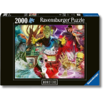 RAVENSBURGER 12 000 341 PUZZLES 2000 PEZZI Mostri Universali, Rompicapo Adulti E Bambini Dai 14 Anni In Su, Misure 98x75cm