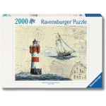 RAVENSBURGER 12 000 804 PUZZLES 2000 PEZZI  Faro Romantico, Rompicapo Adulti E Bambini Dai 14 Anni In Su, Misure 98x75cm