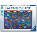 RAVENSBURGER 17440 PUZZLES 2000 PEZZI  COSTELLAZIONE, Rompicapo Adulti E Bambini Dai 14 Anni In Su, Misure 98x75cm