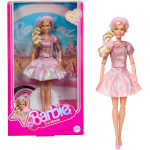 MATTEL JBJ53 BARBIE MOVIE - PINK, Margot Robbie, bambola dal film collezione con camicetta e gonna tutù rosa