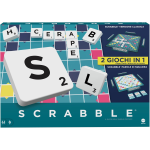 MATTEL HXM03 GIOCO SCRABBLE ORIGINAL,nuova versione con doppio tabellone e modalità Parole di Squadra, 8 ANNI +