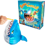 GOLIAH 929594 GIOCO SFIDA LO SQUALO, Gioco d’Azione e Riflessi – Pesca e Sorprese- 4 ANNI +