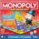 HASBRO G1424 GIOCO MONOPOLY APP BANKING, Gioco da Tavolo, Ideale per Famiglia e Amici, per Bambini e Bambine da 8 Anni in Su
