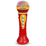 BONTEMPI 41 2020 MICROFONO, StarMic Karaoke - Microfono con Effetti Luminosi per Esibizioni da Vera Star, Rosso