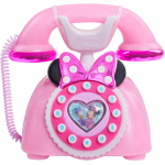 DISNEY 88272 MINNIE TELEFONO ROTATTIVO CHIAMAMI, Just Play Parla con Me Disney Junior - 3 ANNI+