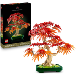 LEGO 10348 BOTANICAL COLLECTION Bonsai di Acero Rosso Giapponese - Set di Piante Artificiali con Foglie Rosse e Arancio Finte