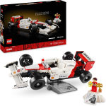 LEGO 10330 ICONS McLaren MP4/4 e Ayrton Senna, Modellino da Costruire di Auto da Corsa con Minifigure Monoposto F1