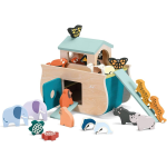 SEVI 83134 PLAY SET ARCA ANIMALI,  (21 pz) Giochi di legno, regalo bambini+ compleanno e Natale - 2 ANNI + 