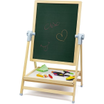 SEVI 88058 Lavagna bifacciale da Terra | Trudi by Giochi in Legno educativi Prima Infanzia. 45x60x115cm