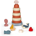 SEVI 83143 Faro impilabile (15 pz) Giocattolo in legno educativo per bambini 10,5x25,5x10cm