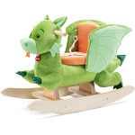 TRUDI 29807 DONDOLO CAVALCABILE DRAGO VERDE 33x48x72