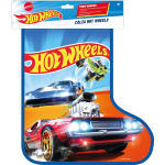 CALZA HOT WHEELS, Hot Wheels Calza sorprese 2026, playset con veicolo, astuccio da colorare, capellino, stickers, JNB78