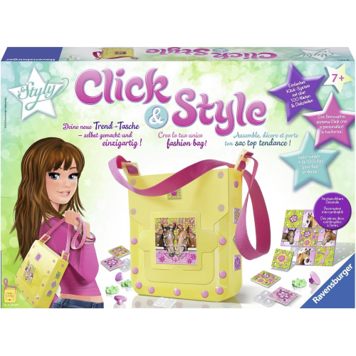 Ravensburger Italy 18653 - Click & Stile Borsa a Tracolla Cavalli