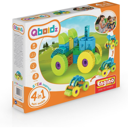 ENGINO QB04A - SET COSTRUZIONI 4 MODELLI IN 1 - 3/6 ANNI