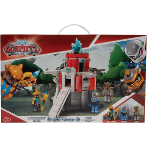 GORMITI COSTRUZIONI SET TORRE con Mini Personaggio Incluso, La Torre Degli Elementi, 280 pezzi