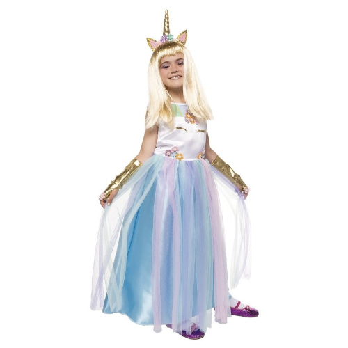 RUBIES S8036-L COSTUME PRINCIPESSA UNICORNO TAGLIA L 8-10 ANNI