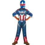 COSTUME CAPITAN AMERICA 7-8 ANNI 