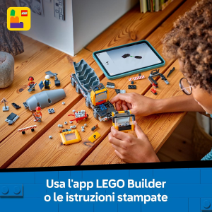 LEGO 60478 CITY BETONIERA, Veicolo da Cantiere, 3 Minifigure, Tamburo Rotante e Funzione di Scarico Cemento - 7 ANNI+