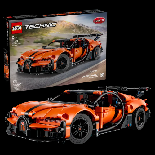 LEGO 42222 Technic Hyper Car Bugatti Chiron Pur Sport