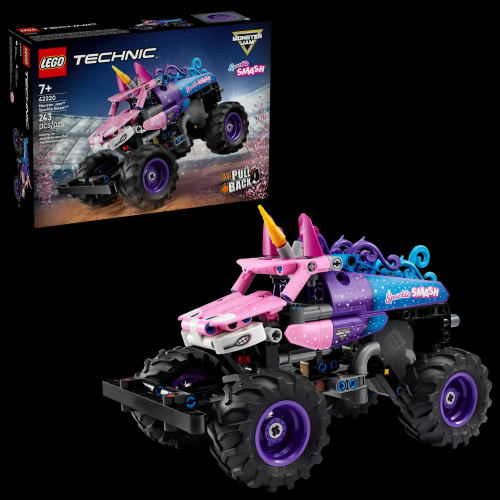 LEGO 42220 Technic Monster Jam™ Sparkle Smash™ a retrocarica