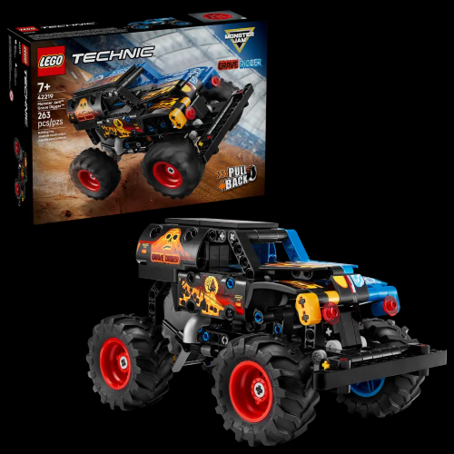 LEGO 42219 Technic Monster Jam™ Grave Digger™ Fuoco e Ghiaccio