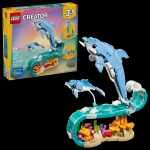 LEGO 31385 CREATOR 3 IN 1 Animali marini: meravigliosi delfini