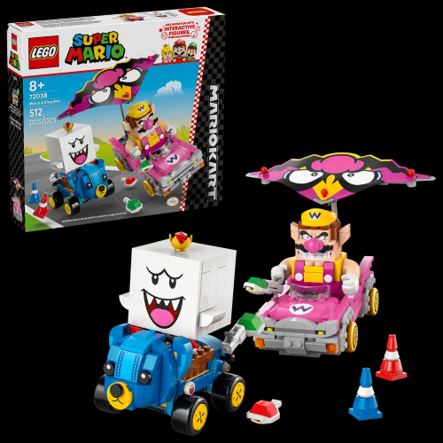 LEGO 72038 SUPER MARIO Mario Kart™ – Wario e Re Boo