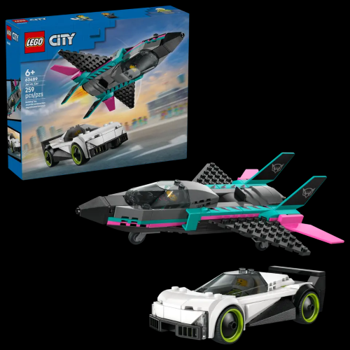 LEGO 60489 CITY Jet contro Auto sportiva