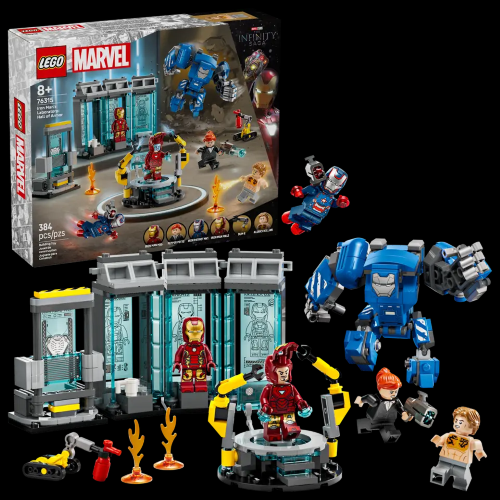 LEGO 76315 MARVEL Laboratorio di Iron Man: Sala delle Armature