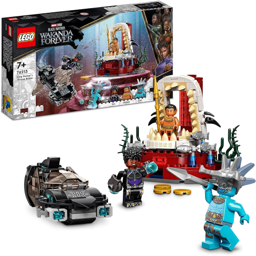 LEGO 76213 MARVEL BLACK PANTHER WAKANDA FOREVER KING NAMOR'S THRONE ROOM