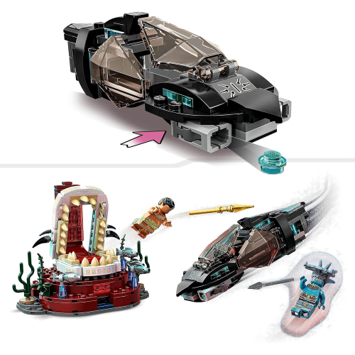 LEGO 76213 MARVEL BLACK PANTHER WAKANDA FOREVER KING NAMOR'S THRONE ROOM