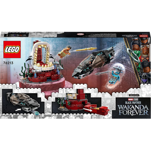 LEGO 76213 MARVEL BLACK PANTHER WAKANDA FOREVER KING NAMOR'S THRONE ROOM
