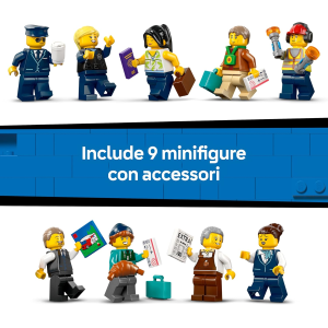 LEGO 60502 CITY Aeroporto con Aereo Giocattolo - Modello in Miniatura con Terminal, Aeroplano, Rimorchiatore - 8 ANNI+