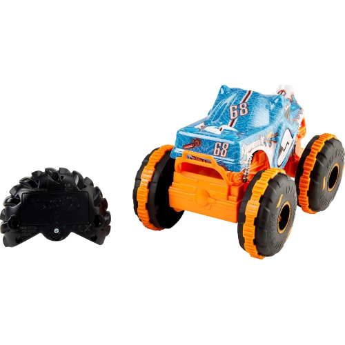 HOT WHEELS JBK11 MONSTER TRUCKS, Rhinomite R/C, camion radiocomandato in scala 1:24 