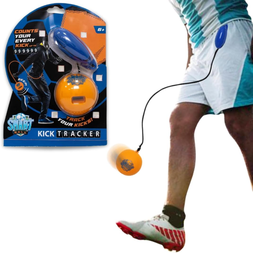 Giochi Preziosi Smart Ball Kick Tracker Palla per conteggio palleggi con Display Led Colore Arancione, Small, MRK00001