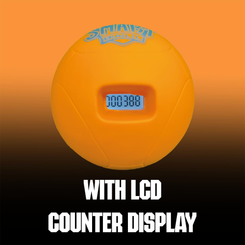 Giochi Preziosi Smart Ball Kick Tracker Palla per conteggio palleggi con Display Led Colore Arancione, Small, MRK00001