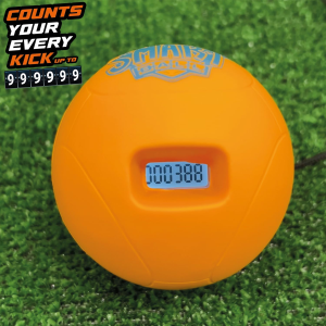 Giochi Preziosi Smart Ball Kick Tracker Palla per conteggio palleggi con Display Led Colore Arancione, Small, MRK00001