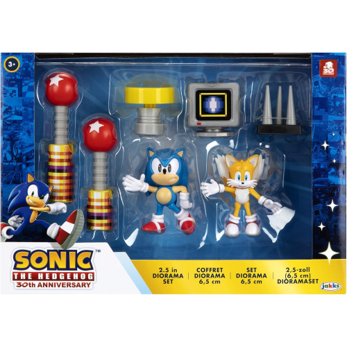 JAKKS 40925 SONIC SET PERSONAGGI 6 CM. - The Hedgehog Personaggi Sonic, Colore, 3+ anni
