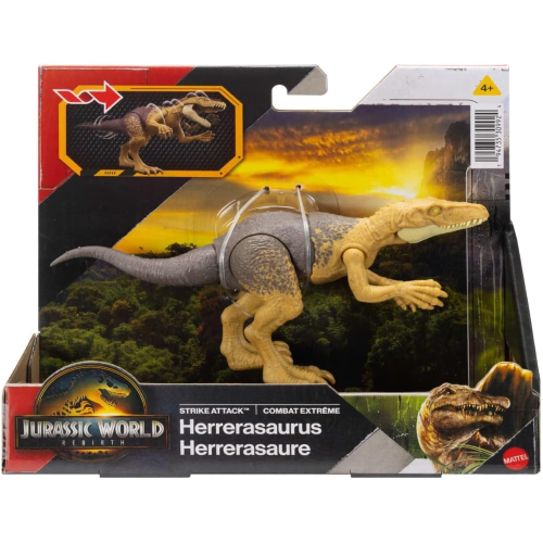 MATTEL JGB81 JURASSIC WORLD REBIRTH La Rinascita HERRERASAURUS ATTACCO FATALE - 4 ANNI+