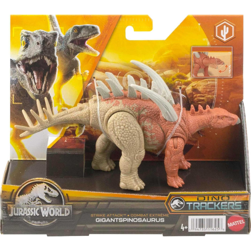 MATTEL HLN68 JURASSIC WORLD ATTACCO FATALE, GIGANTSPINOSAURUS - 4 ANNI+