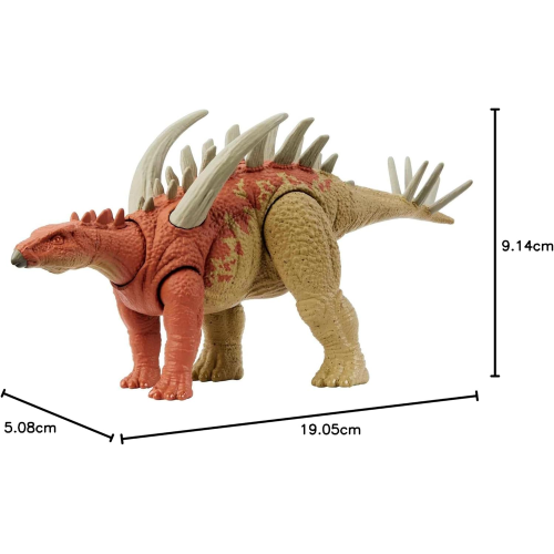 MATTEL HLN68 JURASSIC WORLD ATTACCO FATALE, GIGANTSPINOSAURUS - 4 ANNI+