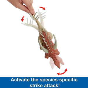 MATTEL HLN68 JURASSIC WORLD ATTACCO FATALE, GIGANTSPINOSAURUS - 4 ANNI+