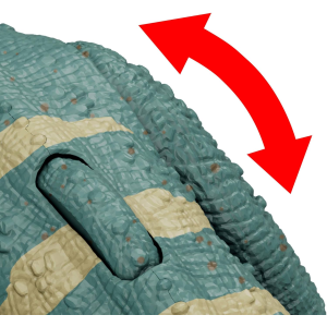 MATTEL HTK76 JURASSIC WORLD CHAOS THEORY,  Teoria del Caos Netflix - Majungasauro Ruggito Selvaggio - 4 ANNI+