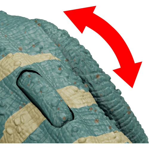 MATTEL HTK76 JURASSIC WORLD CHAOS THEORY,  Teoria del Caos Netflix - Majungasauro Ruggito Selvaggio - 4 ANNI+